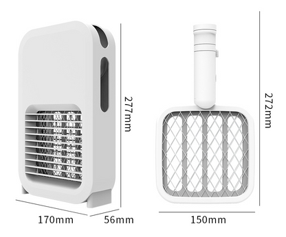 2-in-1 LED Mosquito Killer Racket Zapper