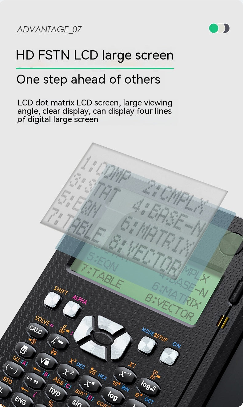 Foldable Scientific Calculators Handwriting Tablet