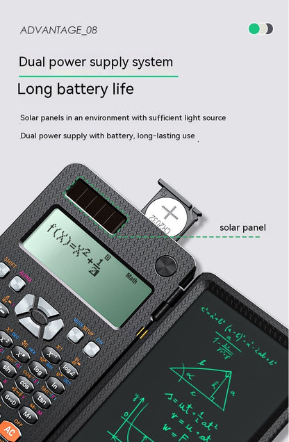 Foldable Scientific Calculators Handwriting Tablet