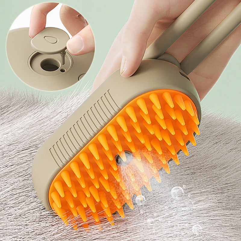 Pet Steam Groomer 3-in-1 Brush