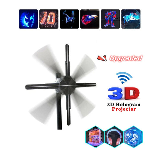 3D Holographic Advertising Machine Fan Screen