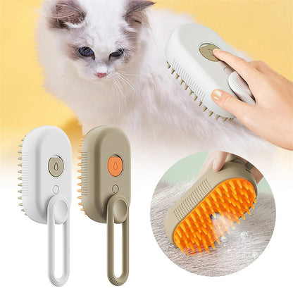 Pet Steam Groomer 3-in-1 Brush