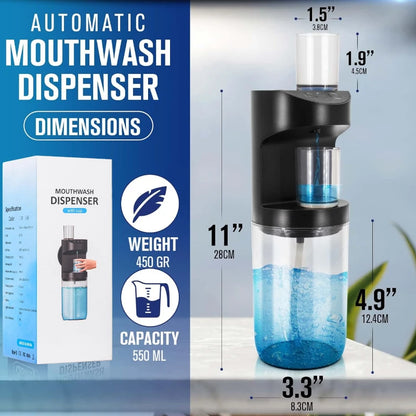 SparkleMist Automatic Mouthwash Dispenser