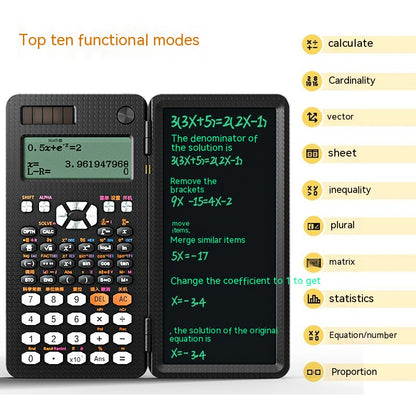 Foldable Scientific Calculators Handwriting Tablet