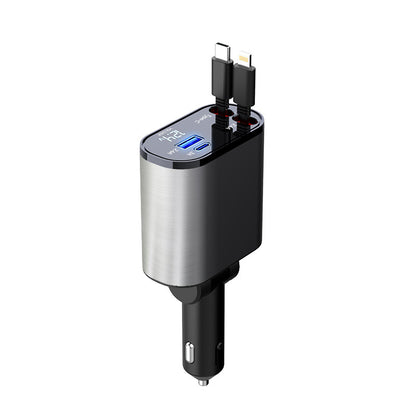 Metal car charger 100W super fast charging