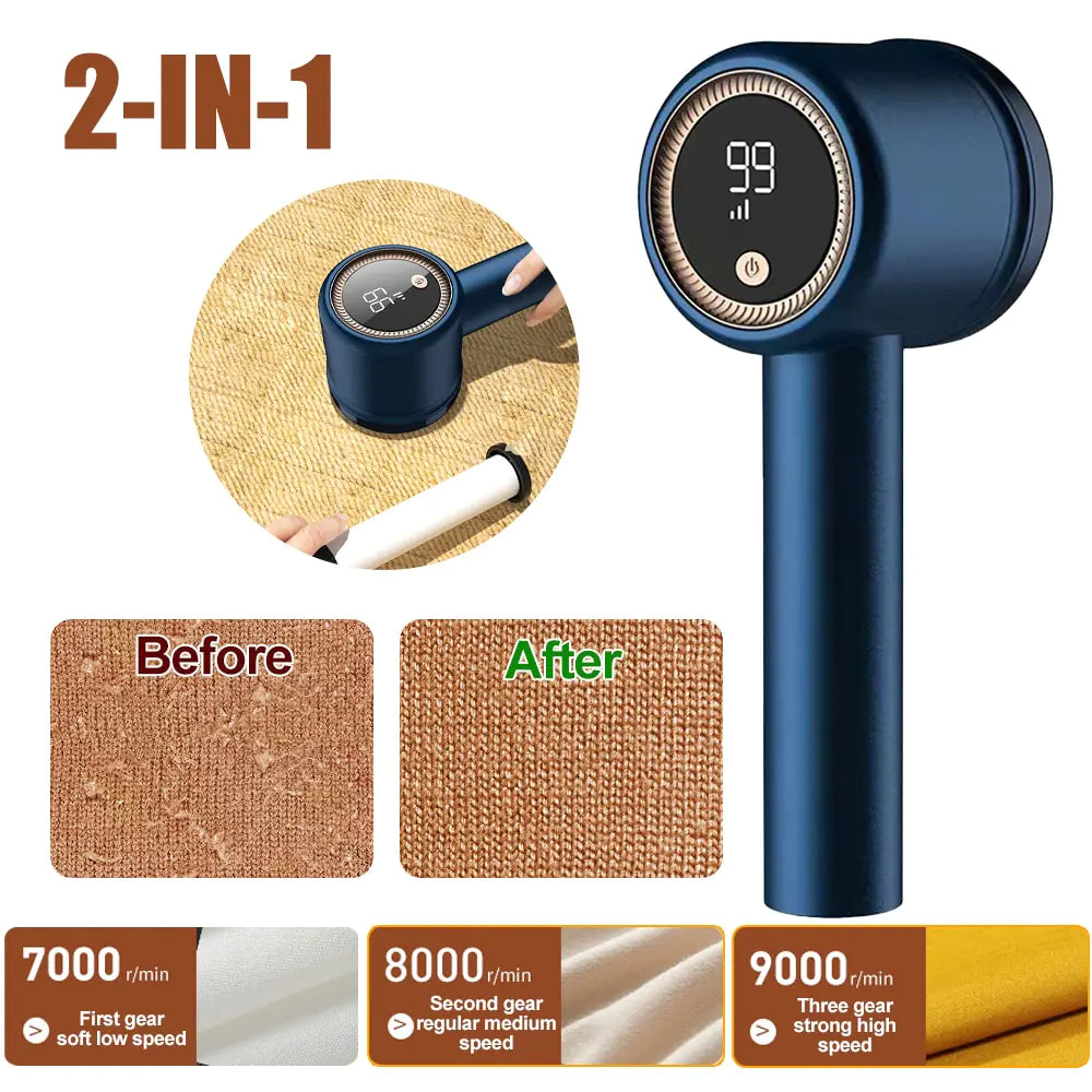 Lint Remover Digital Display